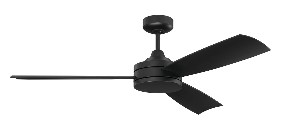 CRAFTMADE 54" Inspo Indoor/Outdoor (Damp) in Flat Black w/ Flat Black Blades