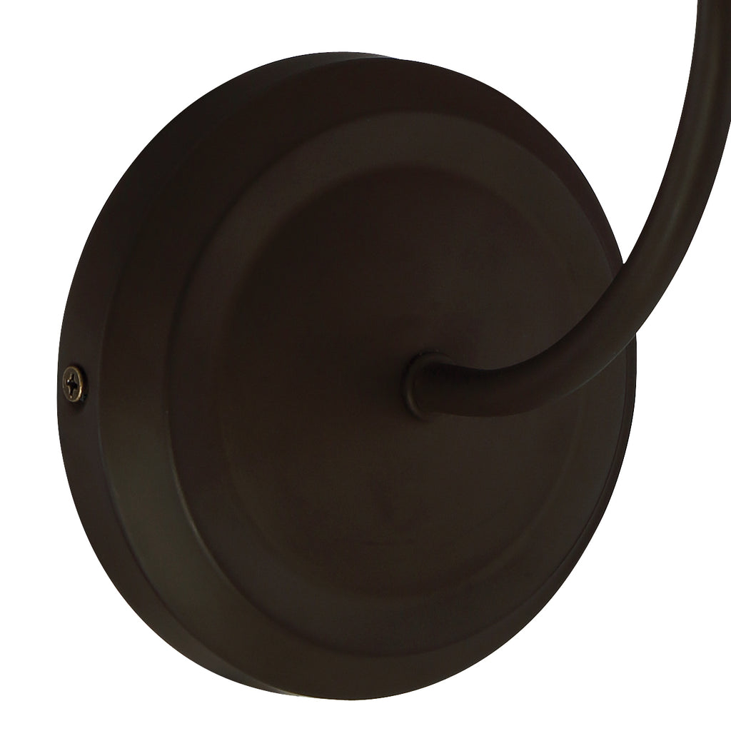 Libby Langdon Sylvan 1 Light Dark Bronze Sconce Crystorama