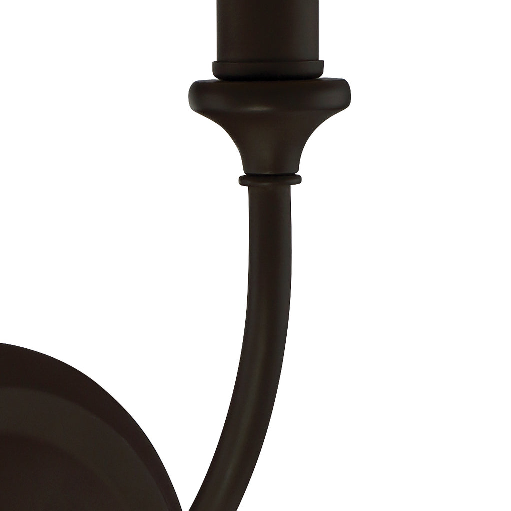 Libby Langdon Sylvan 1 Light Dark Bronze Sconce Crystorama