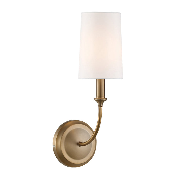 Libby Langdon Sylvan 1 Light Vibrant Gold Sconce Crystorama