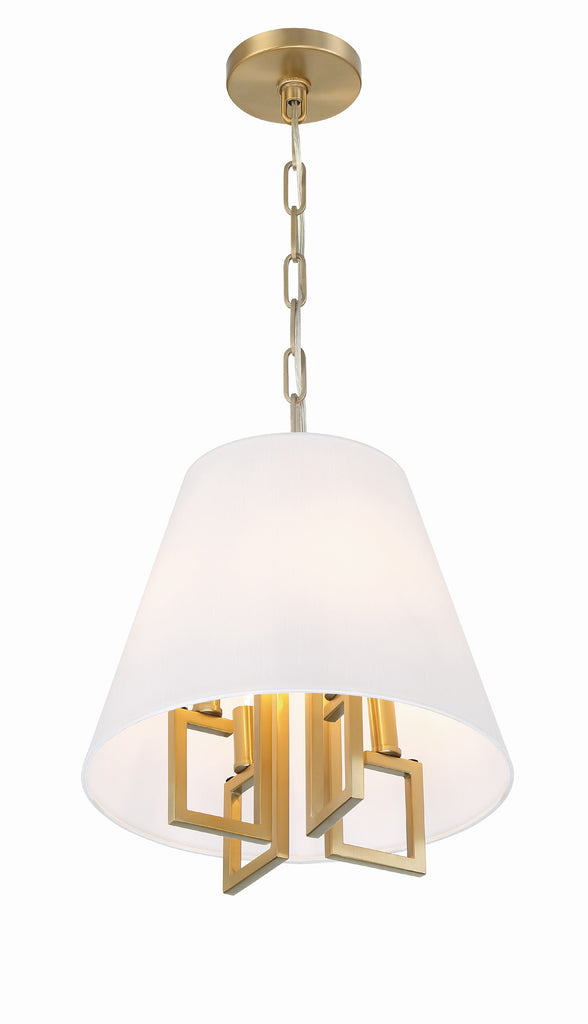 Libby Langdon Westwood 4 Light Vibrant Gold Pendant Crystorama