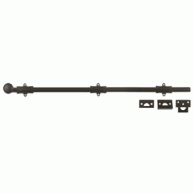 DELTANA 24 Inch Deltana Heavy Duty Surface Bolt (Oil Rubbed Bronze Finish)