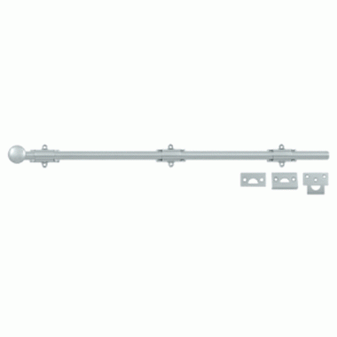 DELTANA 24 Inch Deltana Heavy Duty Surface Bolt (Polished Chrome Finish)