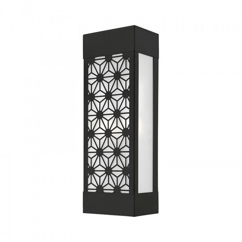 2 Light Black Outdoor ADA Sconce Livex