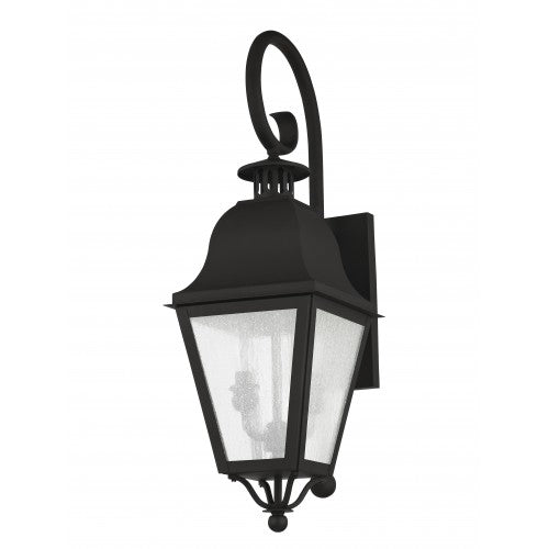 2 Light Black Outdoor Wall Lantern Livex