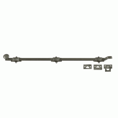 DELTANA 26 Inch Deltana Offset Heavy Duty Surface Bolt (Antique Nickel Finish)