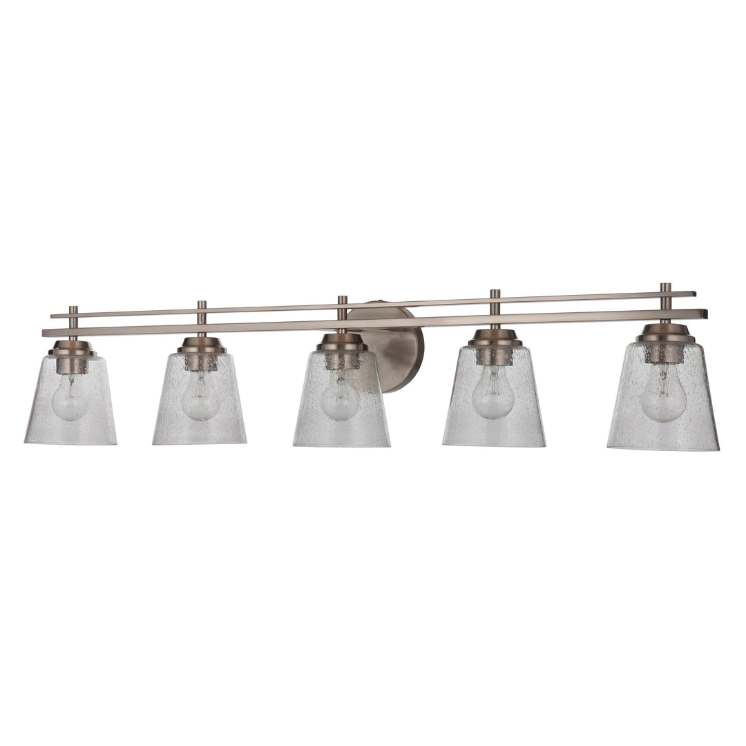 CRAFTMADE Drake 5 Light Vanity in Brushed Polished Nickel