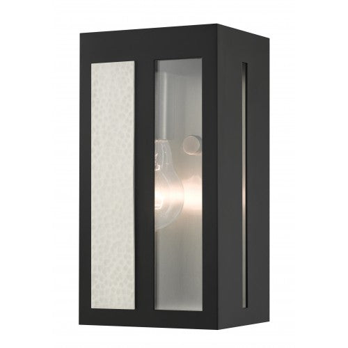 1 Light Black Outdoor ADA Wall Lantern Livex