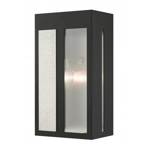 1 Light Black Outdoor ADA Wall Lantern Livex