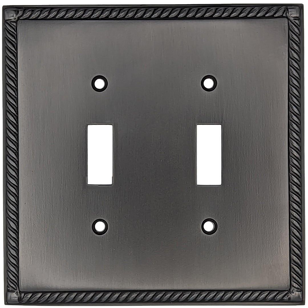 COPPER MOUNTAIN HARDWARE English Georgian Roped Wall Plate (Oil Rubbed Bronze)