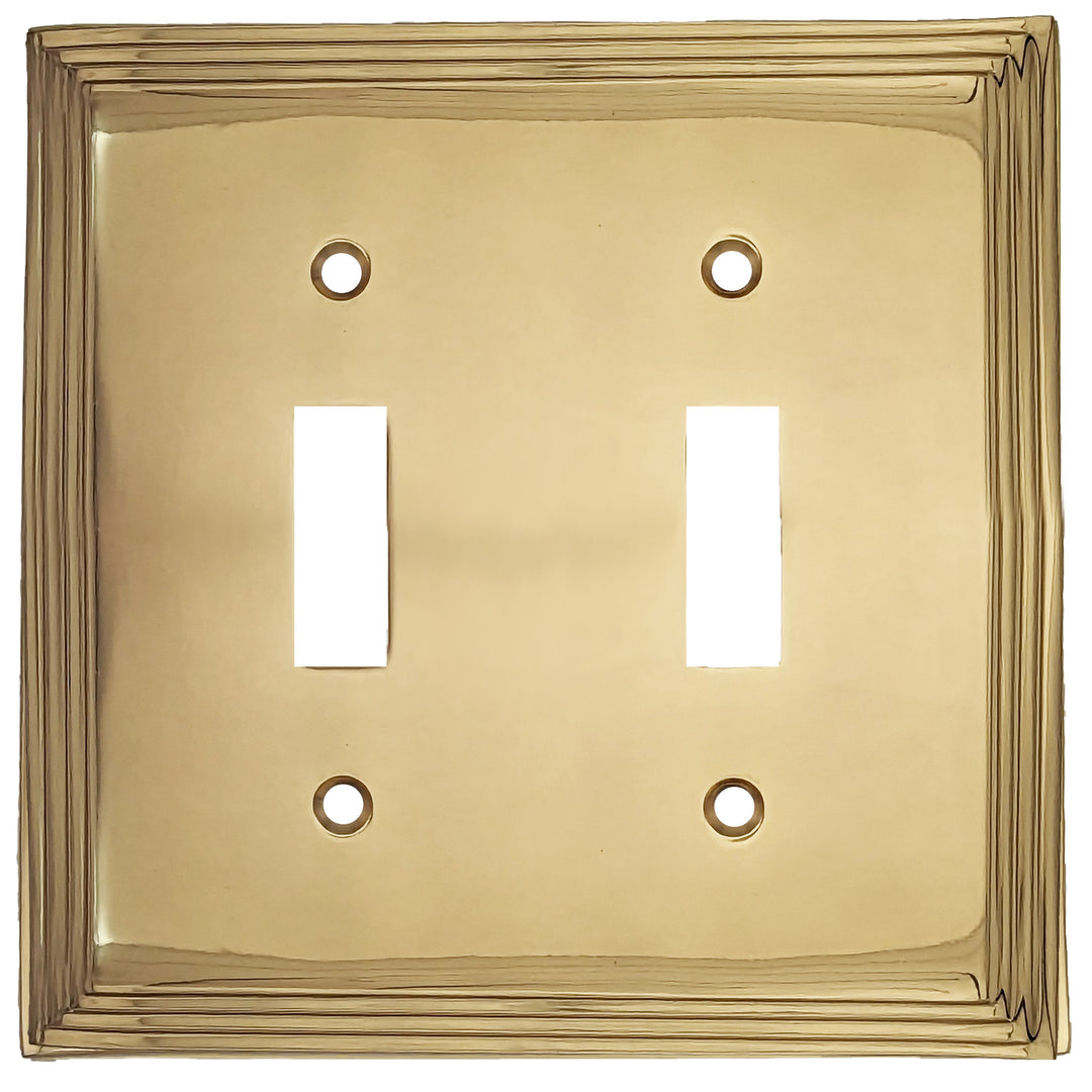 COPPER MOUNTAIN HARDWARE Kingston Classic Stepped Wall Plate (Polished Brass)