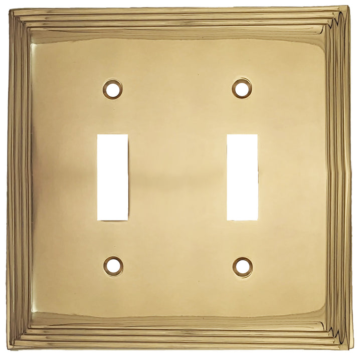 COPPER MOUNTAIN HARDWARE Kingston Classic Stepped Wall Plate (Polished Brass)