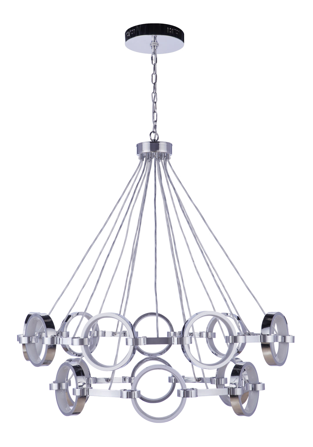 CRAFTMADE Context 15 Light LED Chandelier in Chrome