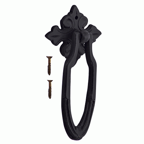 COPPER MOUNTAIN HARDWARE 3 3/8 Inch Ornate Drop Pull in Oil Rubbed Bronze