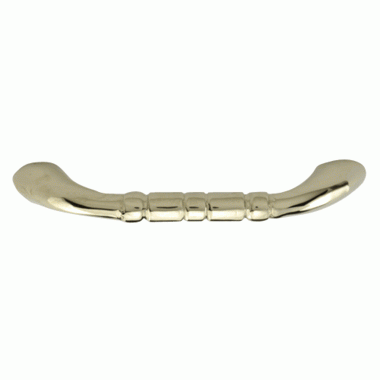 COPPER MOUNTAIN HARDWARE 3 1/2 Inch Overall (3 Inch c-c) Solid Brass Traditional Pull (Polished Chrome Finish)