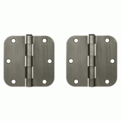 DELTANA 3 1/2 Inch x 3 1/2 Inch Steel Hinge (Antique Nickel Finish)