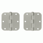 3 1/2 Inch x 3 1/2 Inch Steel Hinge (Brushed Nickel Finish) DELTANA