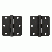 DELTANA 3 1/2 Inch x 3 1/2 Inch Heavy Duty Steel Hinge (Oil Rubbed Bronze Finish)