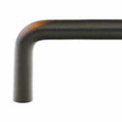 EMTEK 3 1/4 Inch (3 Inch c-c) Solid Brass Wire Pull (Oil Rubbed Bronze Finish)