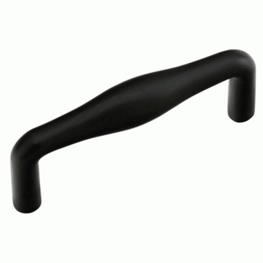 EMTEK Emtek 3 1/4 Inch Overall (3 Inch c-c) Dane Pull (Matte Black Finish)