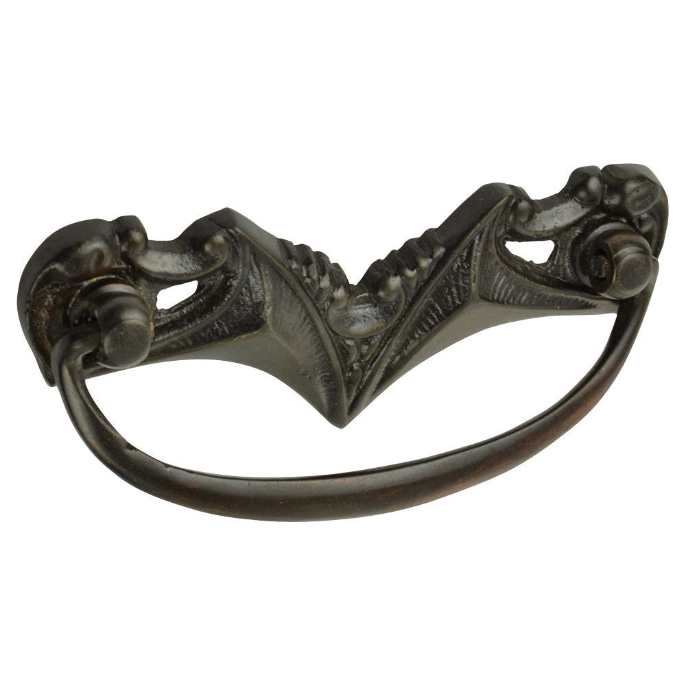 COPPER MOUNTAIN HARDWARE 3 3/4 Inch Gothic Bat Drop Pull (Oil-Rubbed Bronze Finish)