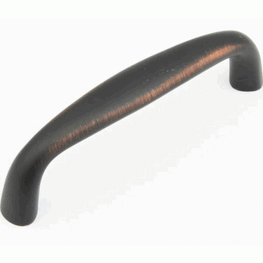 SCHAUB 3 3/8 Inch (3 Inch c-c) Traditional Designs Cabinet Pull (Michelangelo Bronze Finish)