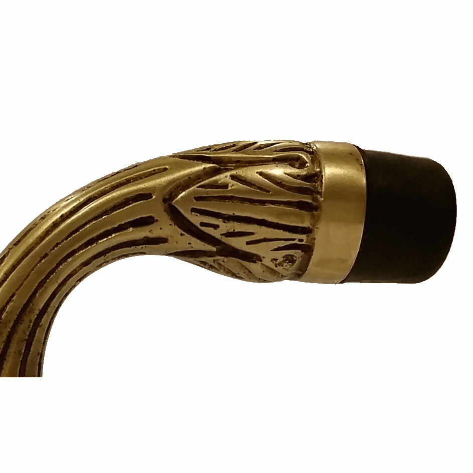 COPPER MOUNTAIN HARDWARE 3 Inch Solid Brass Ornate Floor Mounted Bumper Door Stop Antique Brass Finish