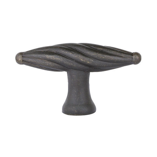 EMTEK 3 Inch Tuscany Bronze Twist Finger Knob (Medium Bronze)