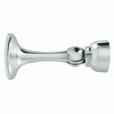 DELTANA 3 Inch Wall Magnetic Door Stop (Polished Chrome Finish)