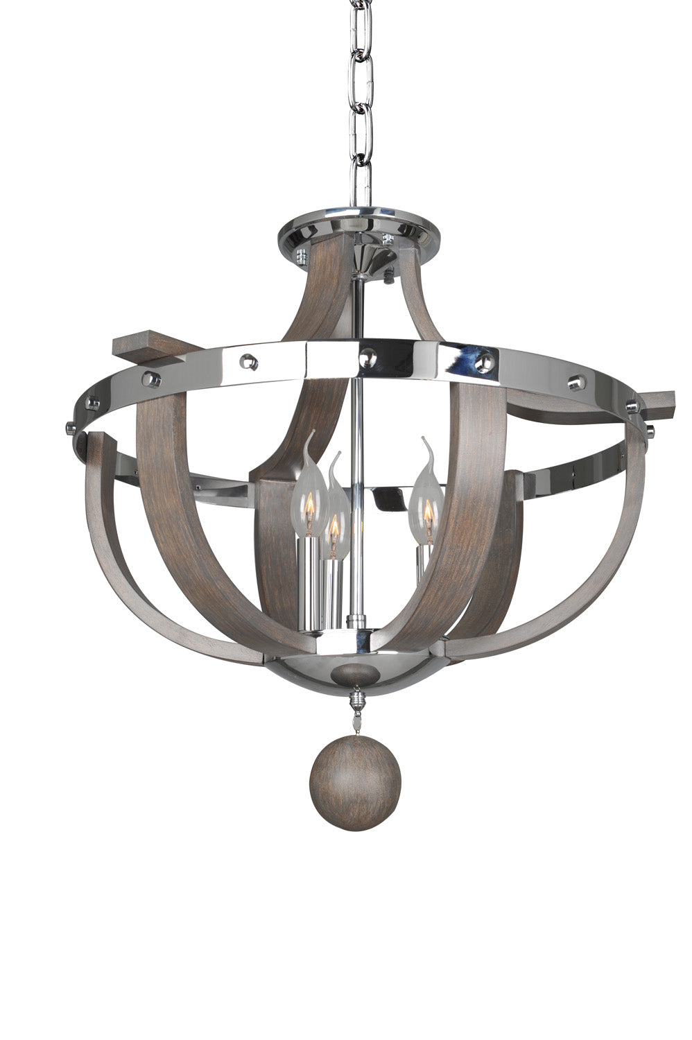 Kalco Sharlow 3 Light Semi Flush Mount