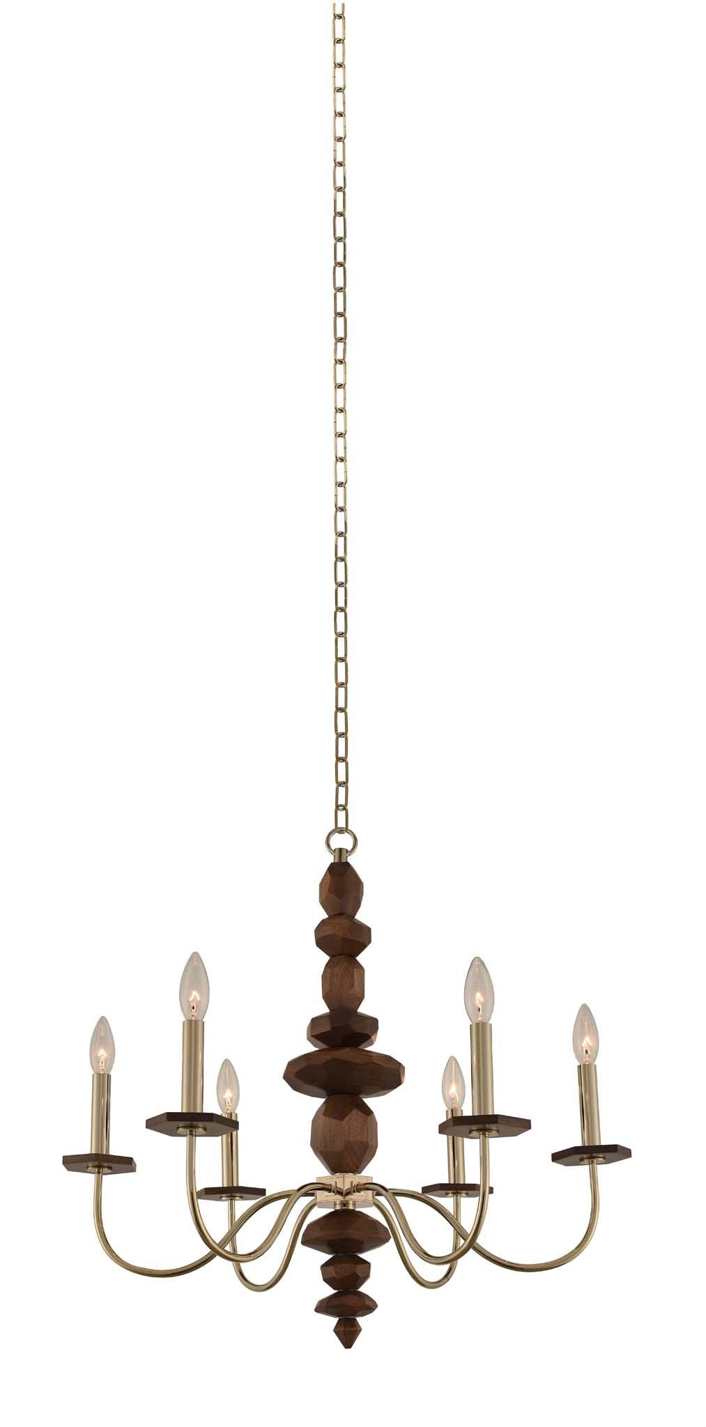 Kalco Lassen 6 Light Chandelier