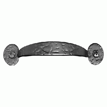 ACORN MANUFACTURING 4 1/2 Inch Rough Cast Iron Round Cabinet Pull