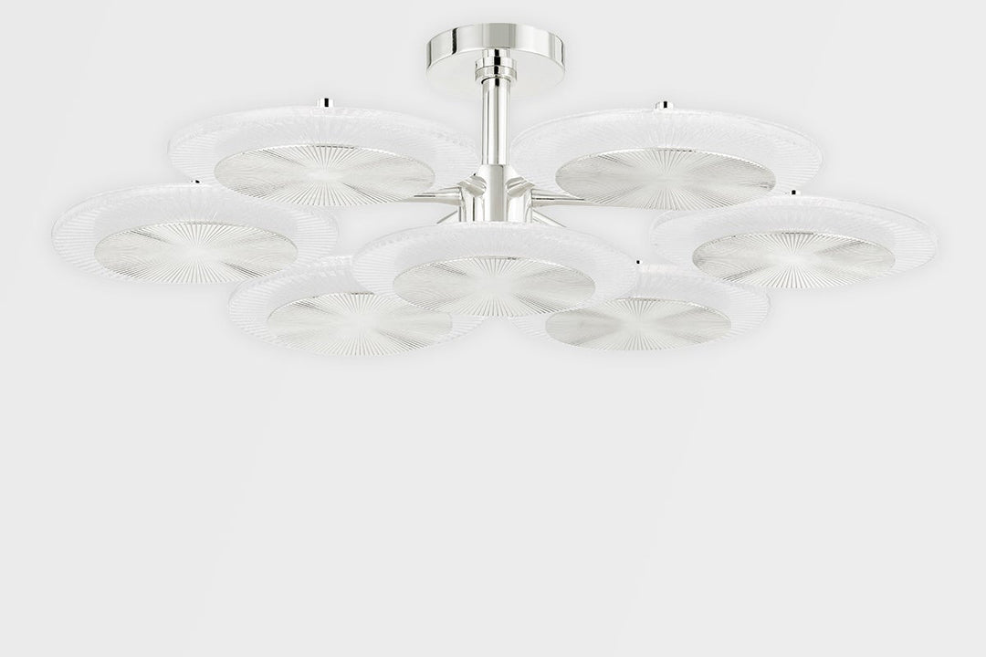 7 Light Semi Flush Corbett Lighting