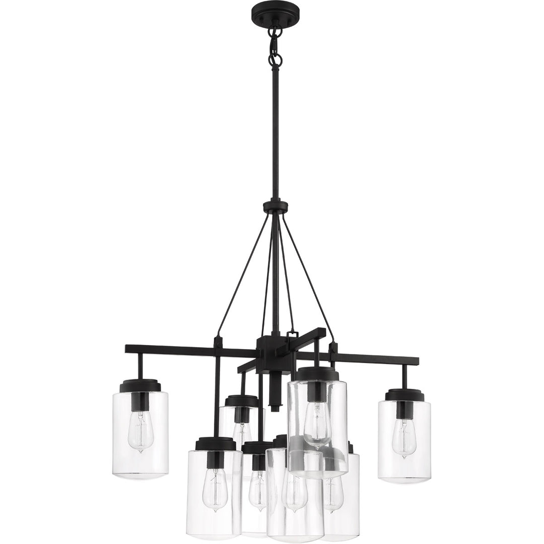 CRAFTMADE Crosspoint 8 Light Outdoor Chandelier Espresso