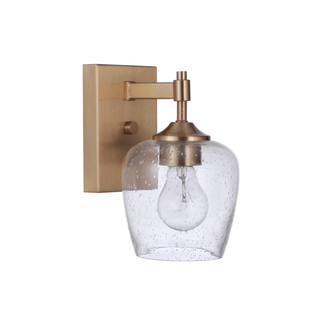 CRAFTMADE Stellen 1 Light Wall Sconce in Satin Brass