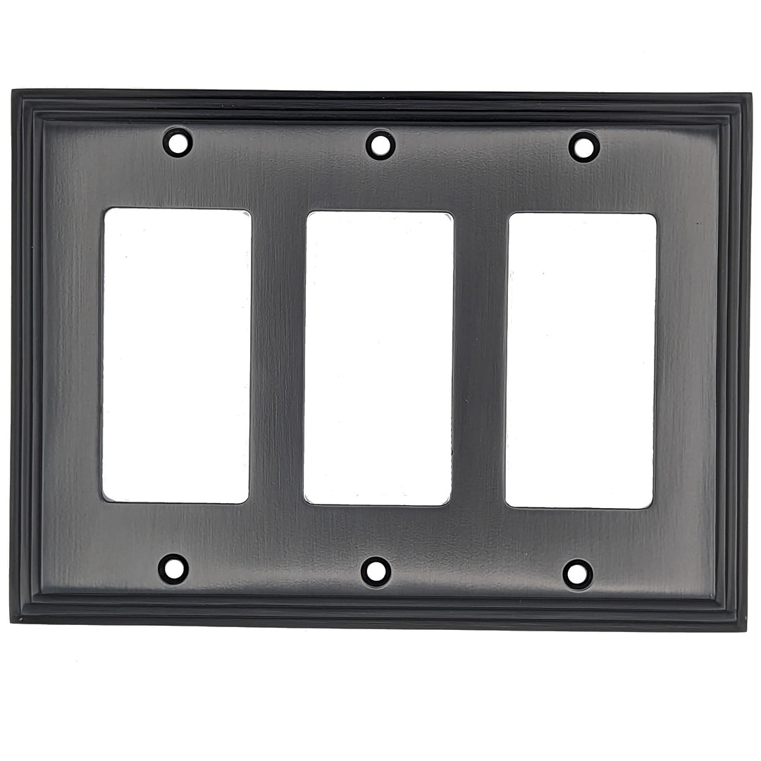 COPPER MOUNTAIN HARDWARE Kingston Classic Stepped Wall Plate (Oil Rubbed Bronze)