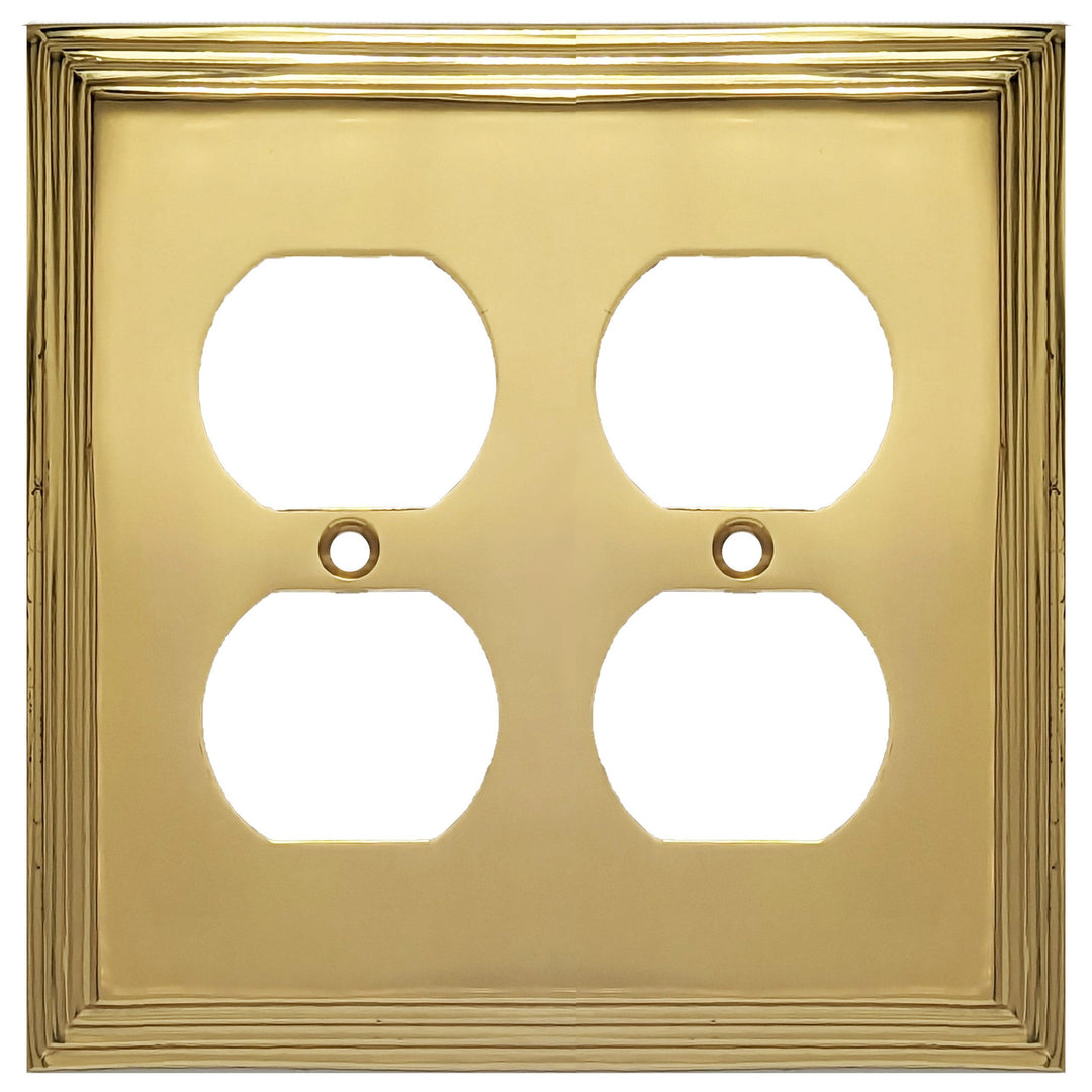 COPPER MOUNTAIN HARDWARE Kingston Classic Stepped Wall Plate (Polished Brass)