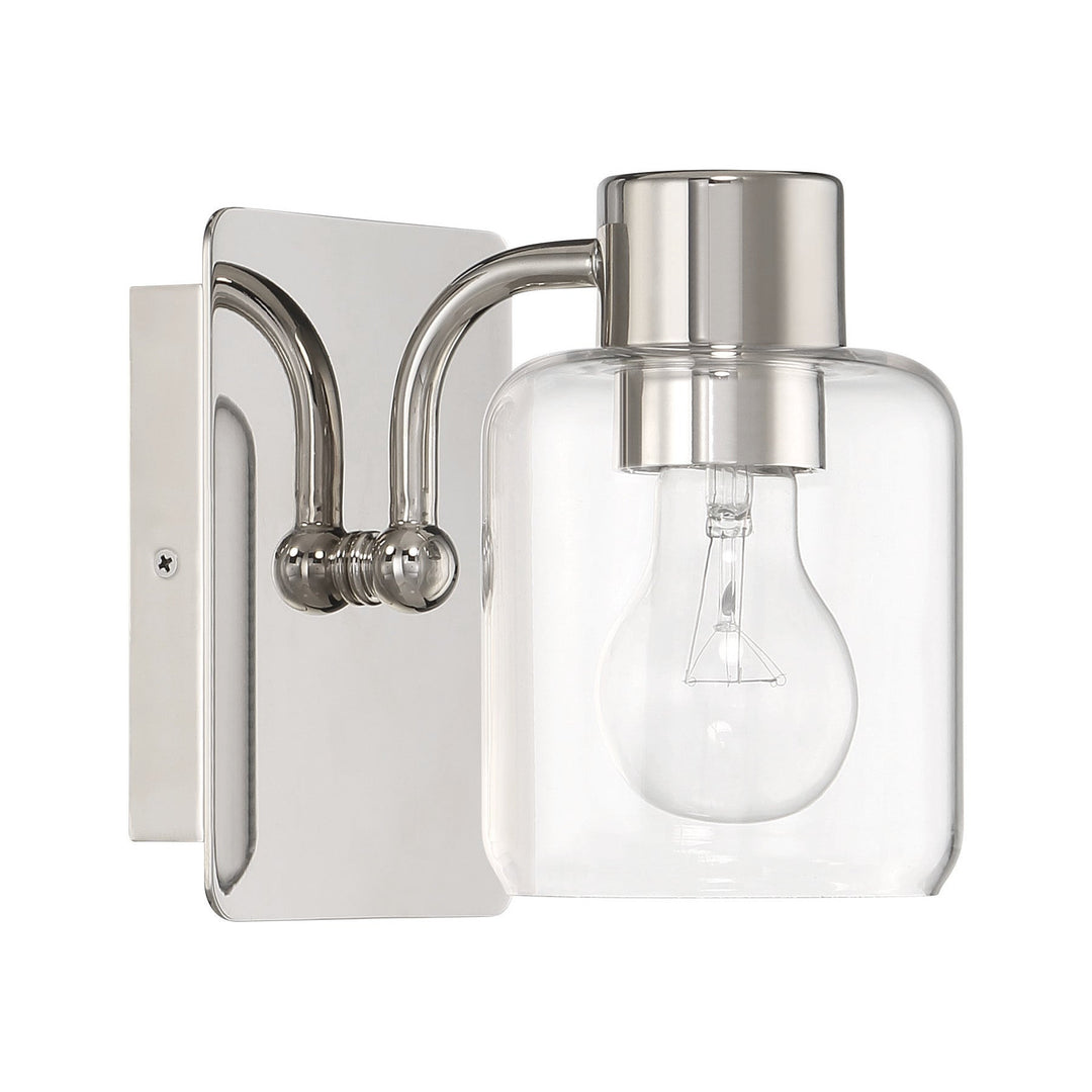 Rori 1 Light Wall Sconce in Polished Nickel CRAFTMADE