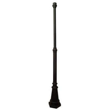 CRAFTMADE 80" Pad Mount Post in Textured Black