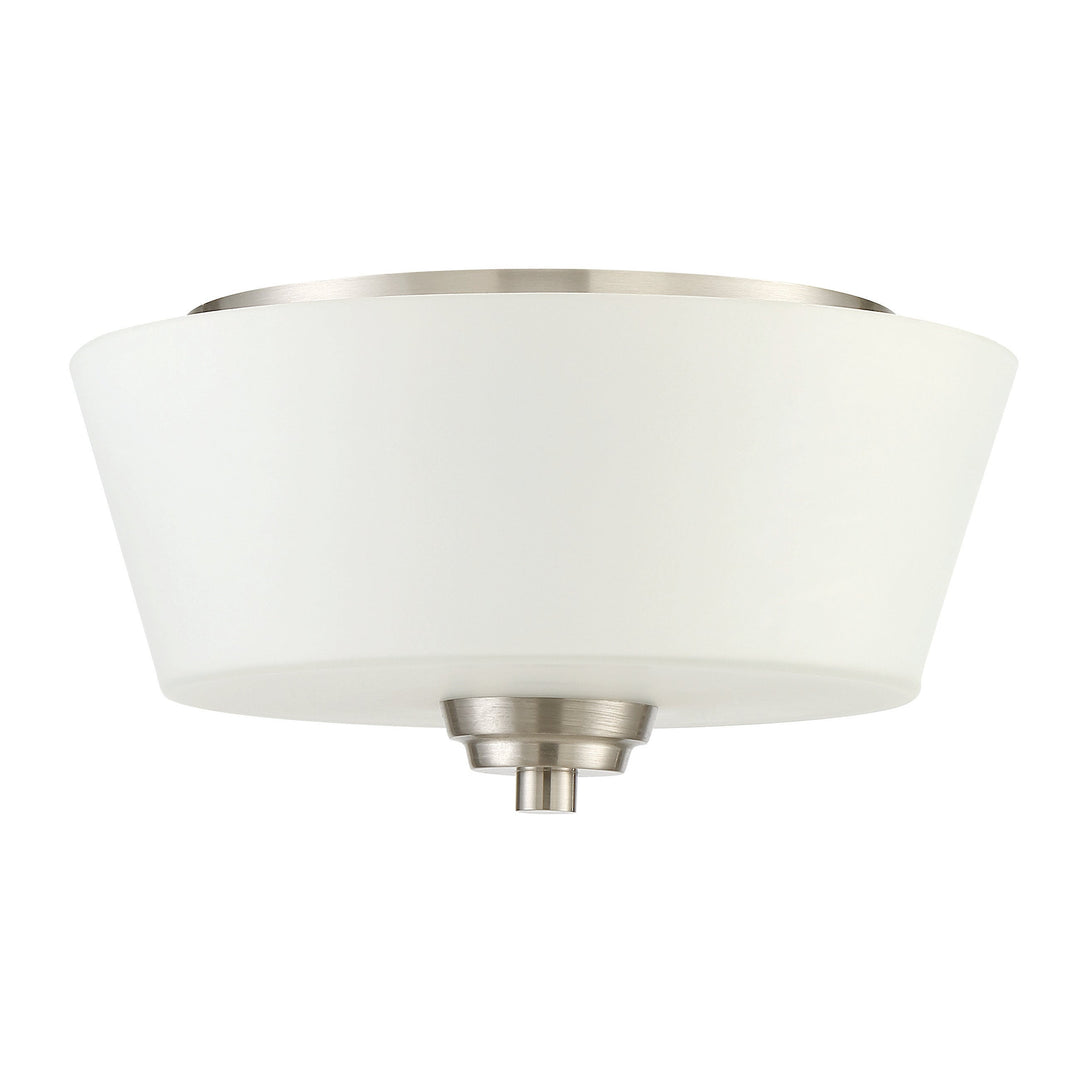 Grace 2 Light Flushmount in Brushed Polished Nickel CRAFTMADE