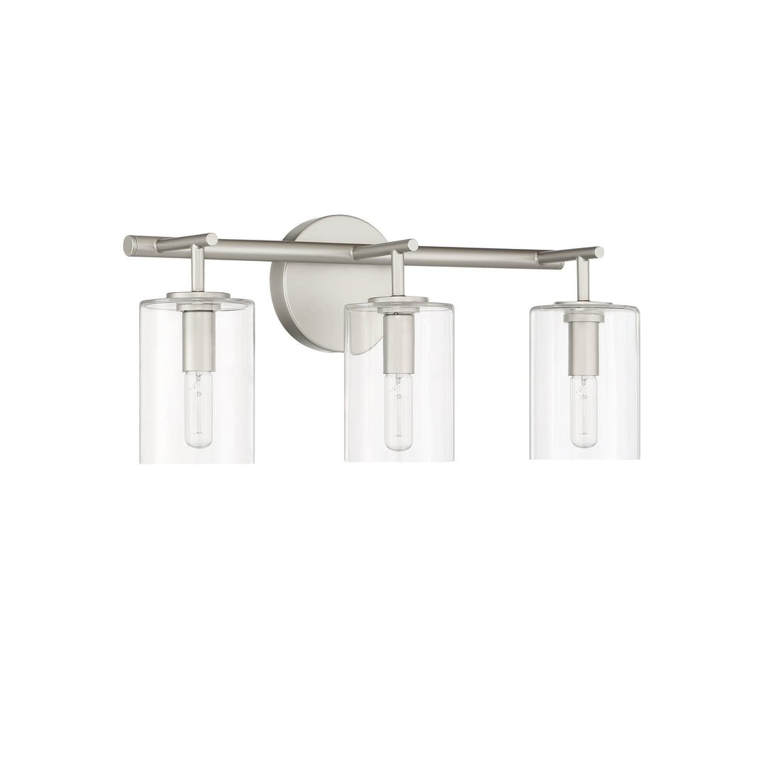 CRAFTMADE Hailie 3 Light Vanity in Satin Nickel