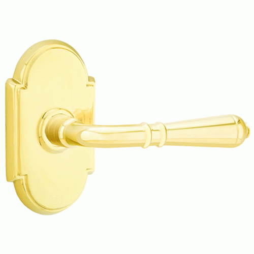 EMTEK Emtek Solid Brass Turino Lever With # 8 Rosette