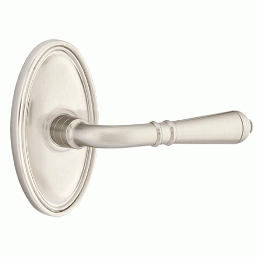 EMTEK Emtek Solid Brass Turino Lever With Oval Rosette (Many Finishes Available)