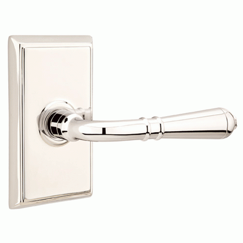 EMTEK Emtek Solid Brass Turino Lever With Rectangular Rosette (Many Finishes Available)