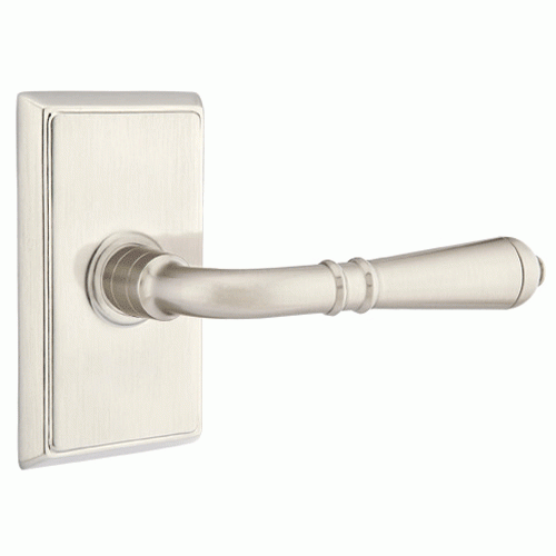 EMTEK Emtek Solid Brass Turino Lever With Rectangular Rosette (Many Finishes Available)