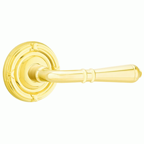 EMTEK Emtek Solid Brass Turino Lever With Ribbon & Reed Rosette (Many Finishes Available)