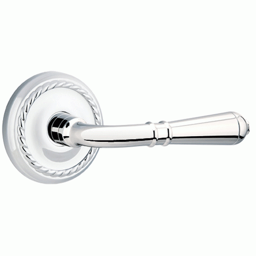 EMTEK Emtek Solid Brass Turino Lever With Rope Rosette (Many Finishes Available)