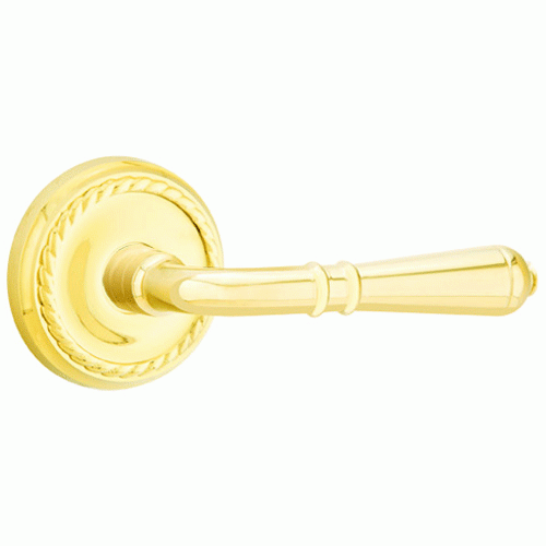 EMTEK Emtek Solid Brass Turino Lever With Rope Rosette (Many Finishes Available)