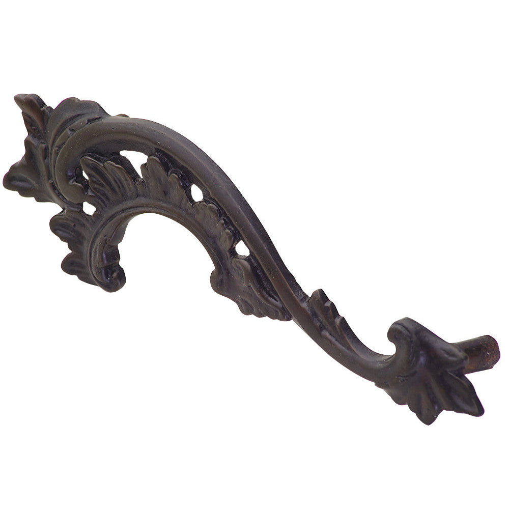 COPPER MOUNTAIN HARDWARE 6 Inch (4 1/2 Inch C-C) Unique Curly Pull  (Oil Rubbed Bronze Finish)