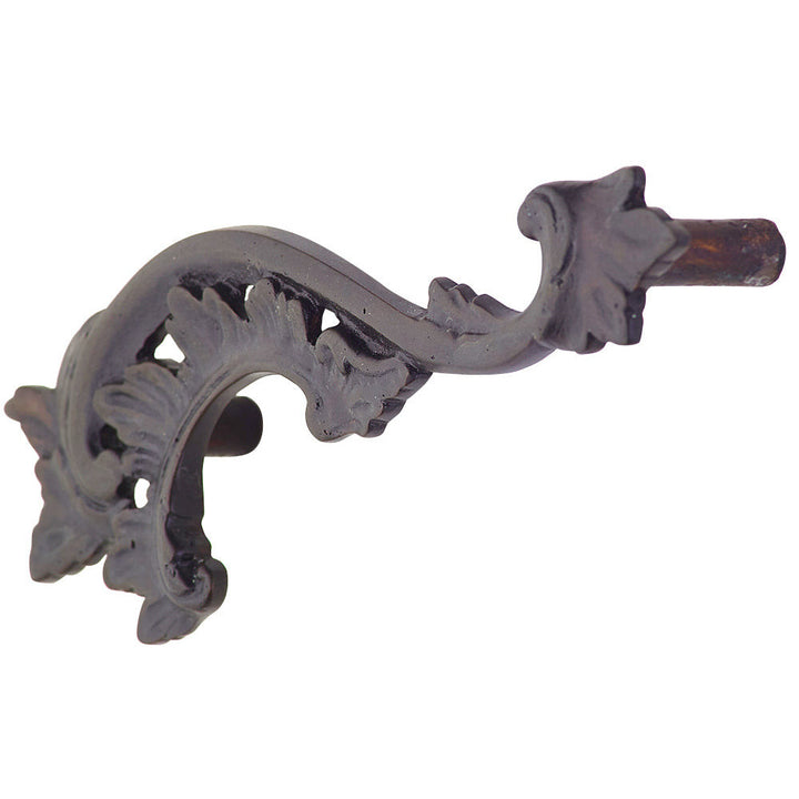 COPPER MOUNTAIN HARDWARE 6 Inch (4 1/2 Inch C-C) Unique Curly Pull  (Oil Rubbed Bronze Finish)